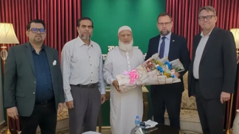 জামায়াত আমিরের সঙ্গে ডেনমার্কের রাষ্ট্রদূতের সৌজন্য সাক্ষাৎ