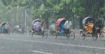 আগামী ৫ দিন  বজ্রসহ ভারি বৃষ্টিরপাতের সম্ভাবনা