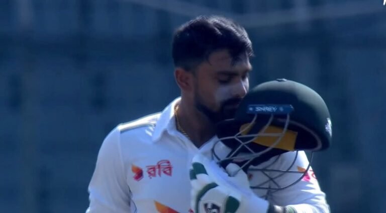মুশফিকের পর লিটনের সেঞ্চুরি