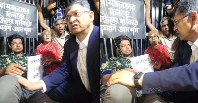 বিএনপি নেতা সালাহউদ্দিনের অনুরোধে অবশেষে অনশন ভাঙলেন তারেক