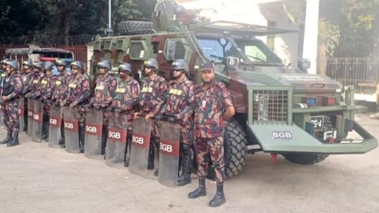 ঢাকা নারায়ণগঞ্জ গাজীপুরে বিজিবি মোতায়েন