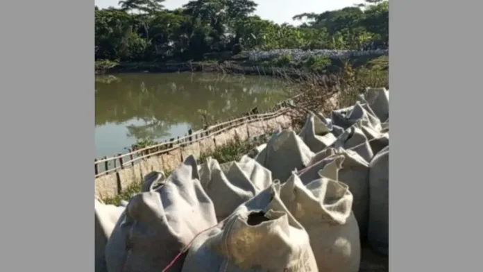 বরগুনায় বন্যা নিয়ন্ত্রণ বাঁধ নির্মাণে ব্যাপক অনিয়মের অভিযোগ!