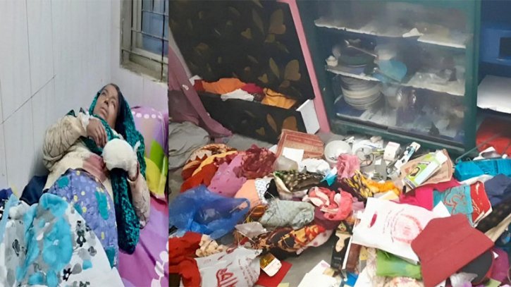 বরগুনায় প্রবাসীর বাড়িতে ডাকাতির ঘটনা, নারী গুরুতর আহত