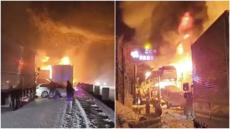 ভয়াবহ তুষারঝড়ে জাপানে মহাসড়কে গাড়ির পর গাড়ি সংঘর্ষ, নিহত ১