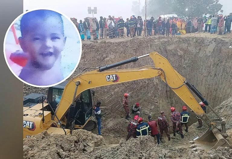 তানোরে গভীর নলকূপের গর্তে পড়ে যাওয়া শিশু সাজিদের মৃত্যু
