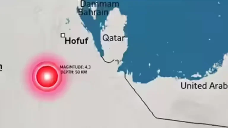সৌদিতে মাঝারি ভূমিকম্প, ক্ষয়ক্ষতির খবর নেই