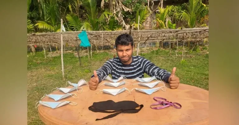 ১০ সেকেন্ডে ১০ মাস্ক, গিনেসে মঠবাড়িয়ার সিফাত